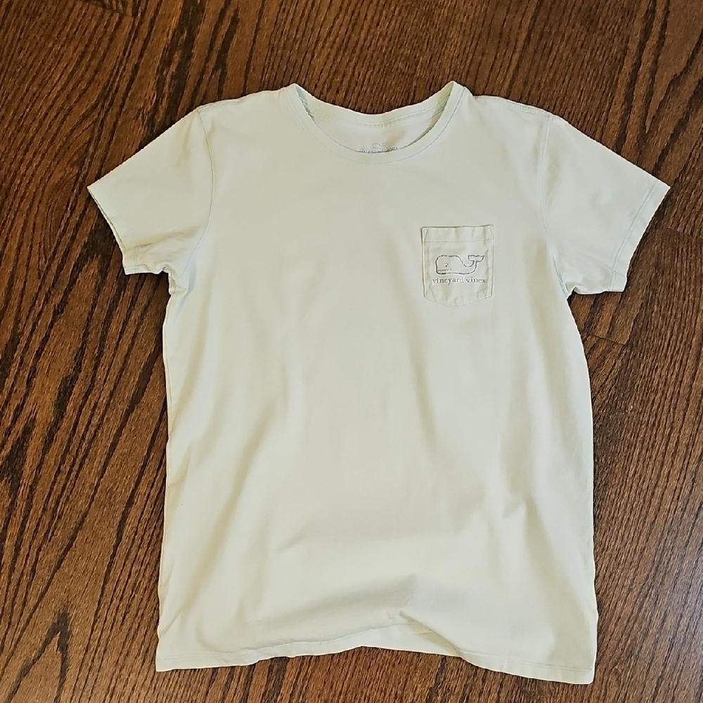 Vineyard Vines Sky Blue Pocket Tee - Picture 5 of 6